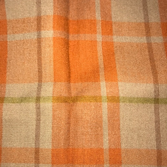 ALine beige orange wrap around A line skirt size 8 - Picture 5 of 8